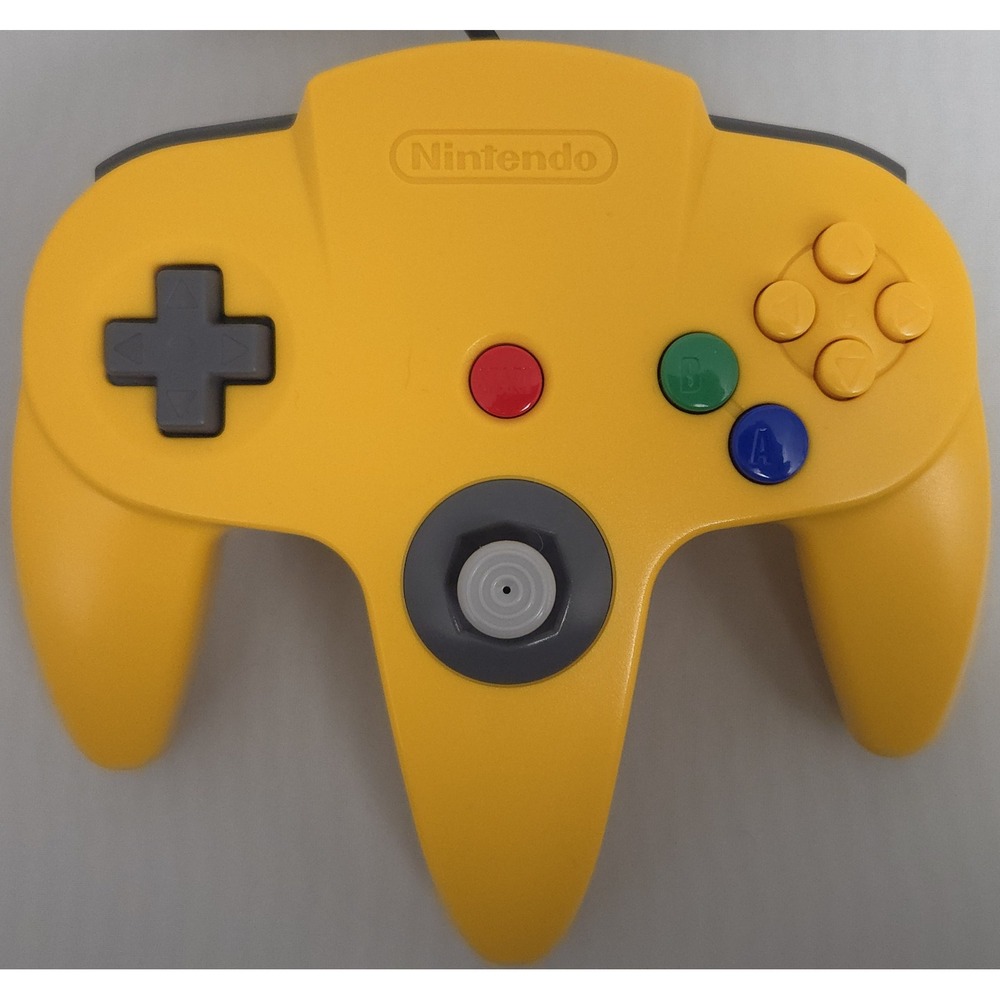 Nintendo‎ 64 Yellow OEM Controller - N64 - Kitsch-Bent Rebuilt